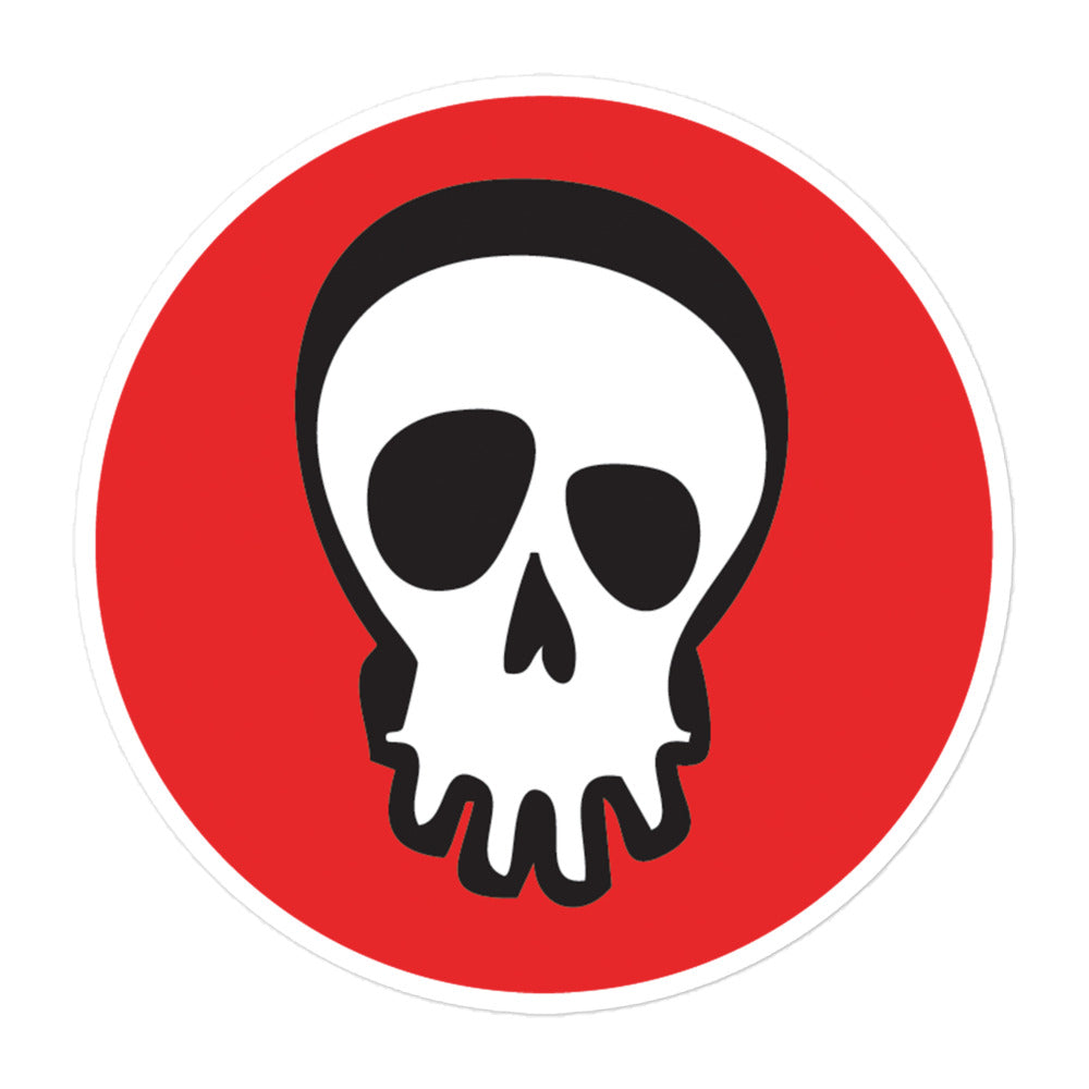 Ghouls n' Gasoline Skull Stickers - 5.5" x 5.5"