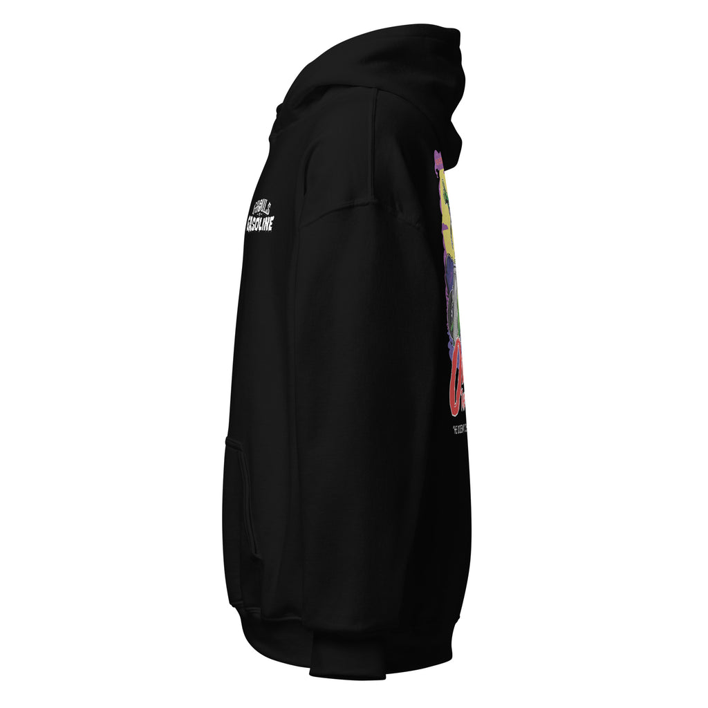 Obnoxious the Menace: '32 Chevy Coupe - Unisex Hoodie - Ghouls n' Gasoline - Side View