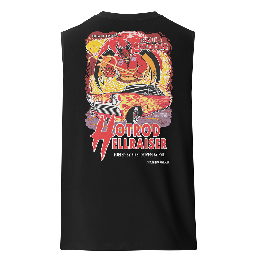 Hotrod Hellraiser: '55 Ford Crown Vic: Muscle Tank - Ghouls n' Gasoline - Back View