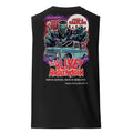 Awoken Doom: '64 Pro Street C10 Chevy - Unisex Muscle Tank Top - Ghouls n' Gasoline - Back View